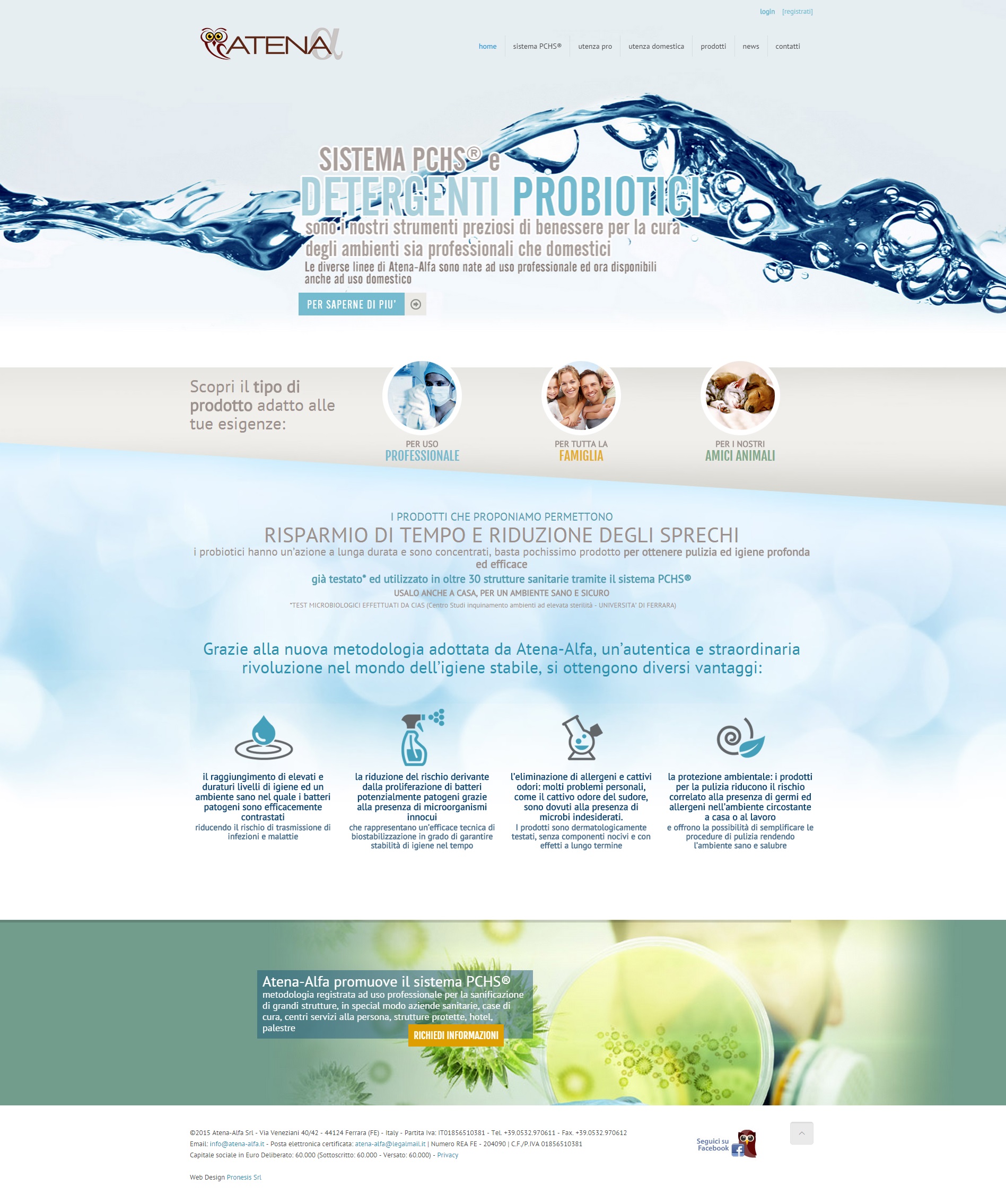 creazione sito web Atena Alfa srl