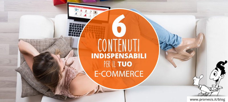 contenuti ecommerce