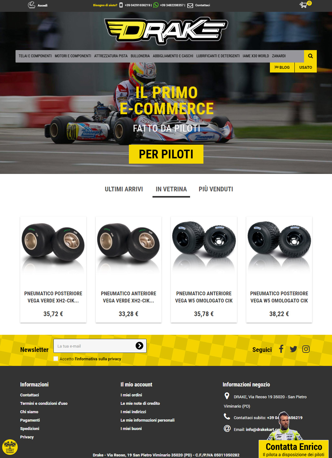 agenzia e-commerce di Drake kart