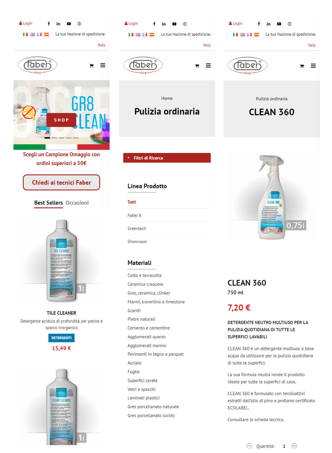 Faber Chimica mobile Prima