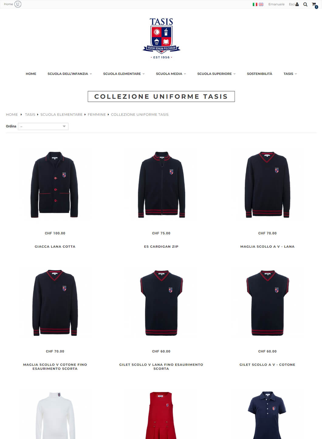 Unique Uniforms listing Prima