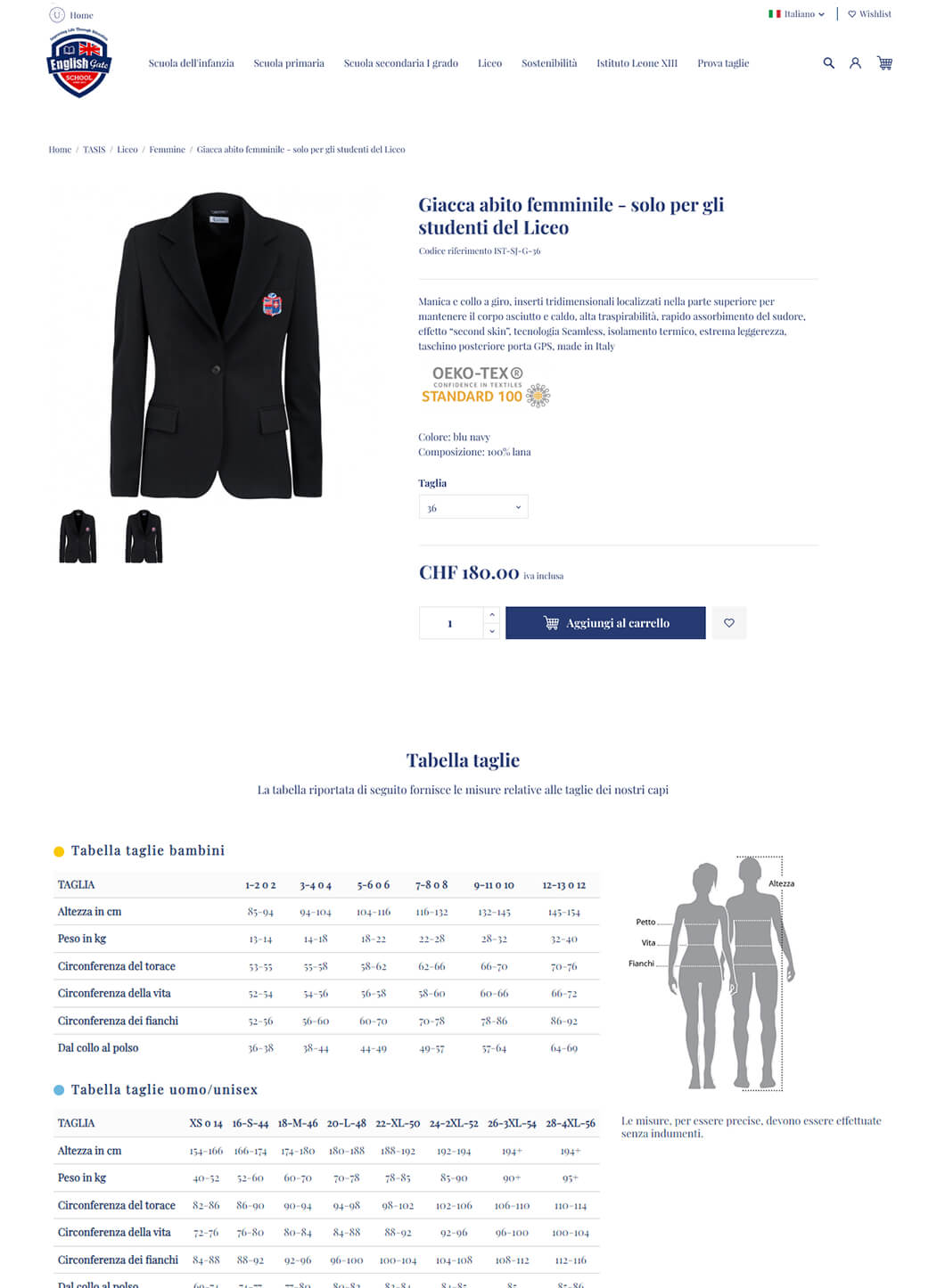 Unique Uniforms product Dopo